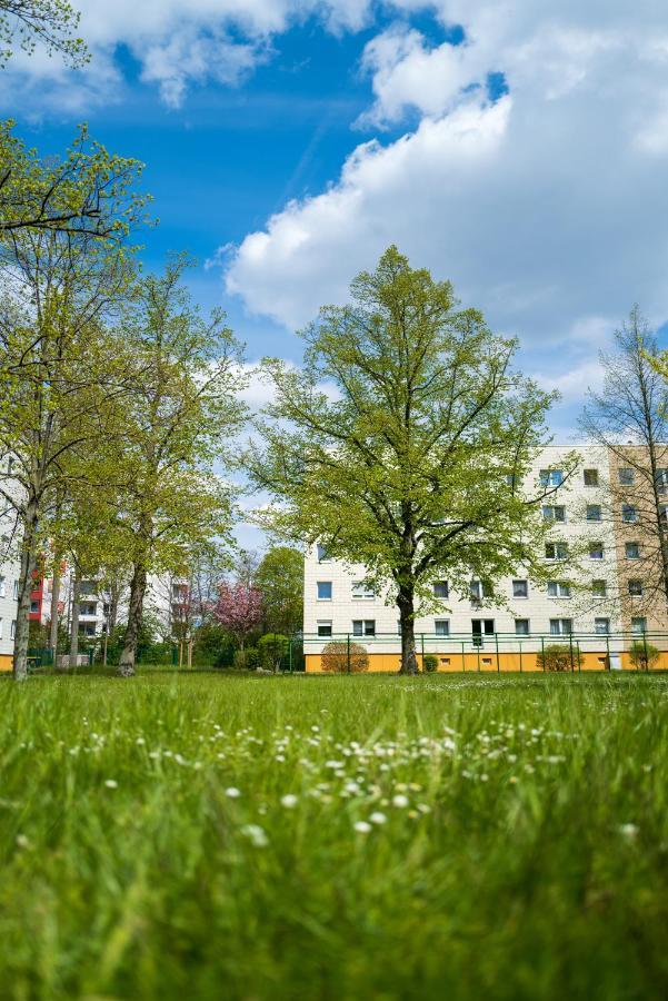 Zentrumsnahe Leipzig-Apartments, Nahe Ufz Und Bmw Inkl Parkplatz Und Fahrraeder Esterno foto